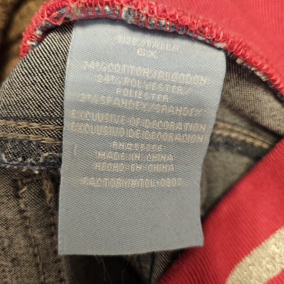 NWOT!!! Girls Denim Jeans Sz 6x by Blue Ink - Picture 5 of 5